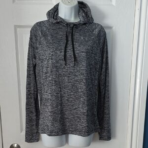 Under Armour Heathered Black Long Sleeve Top